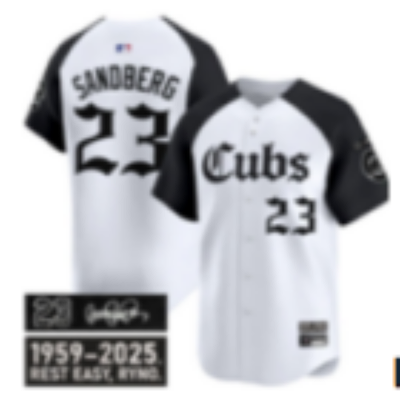 Men Chicago Cubs #23 Sandberg white Nike MLB 2025 Jersey 03->chicago cubs->MLB Jersey